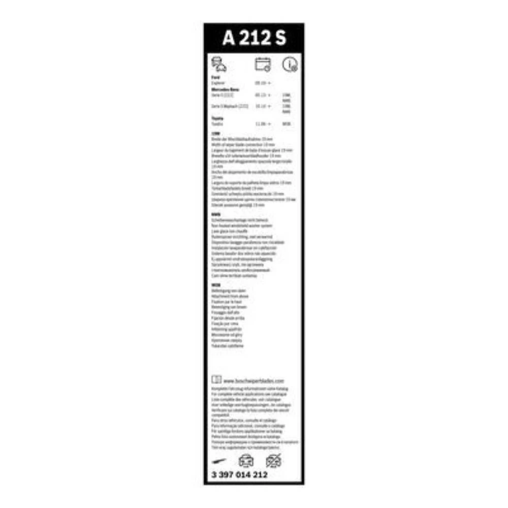 Vorne Scheibenwischer BOSCH AeroTwin für Mercedes S-Klasse W222 Limousine