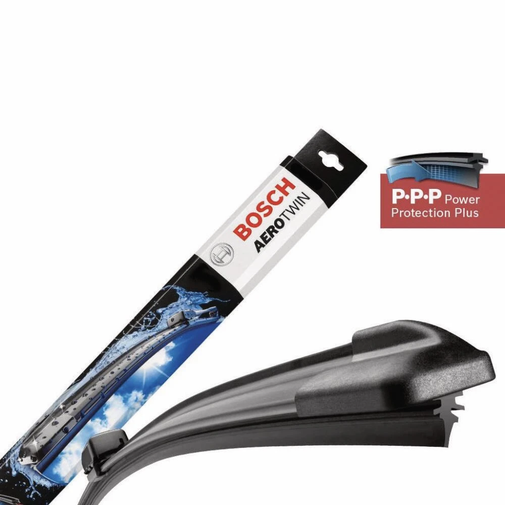 Vorne Scheibenwischer BOSCH AeroTwin für Audi A2 Schrägheck 07.2001-08.2005 Seitenadapter