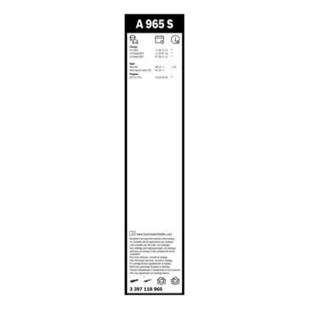 Hinten Scheibenwischer BOSCH Rear für Hyundai i10 3 AC3 AI3 Schrägheck