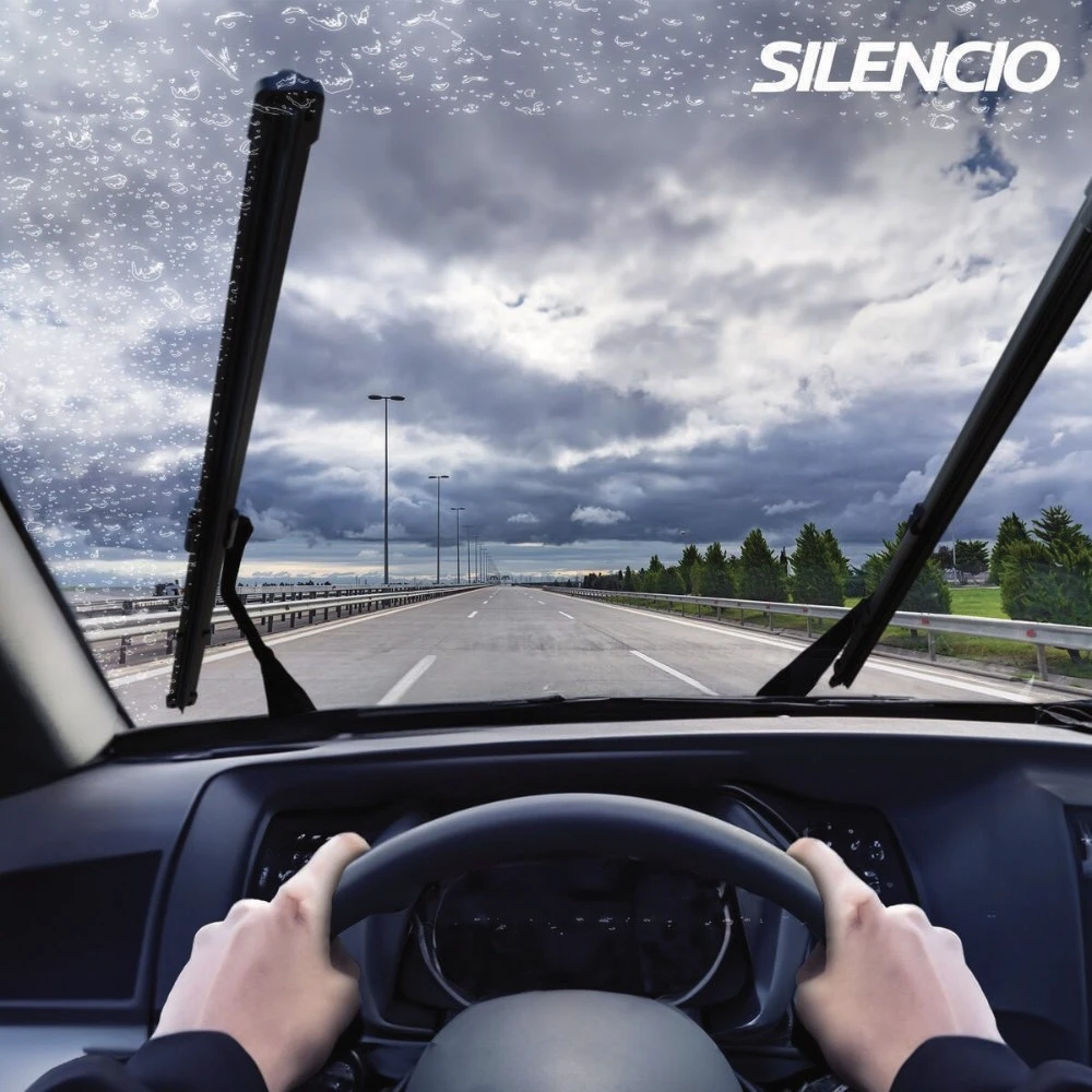 Vorne Scheibenwischer Valeo Silencio Flat für Mercedes C-Klasse C204 Coupe 06.2011-12.2012 mit Seitenadapter