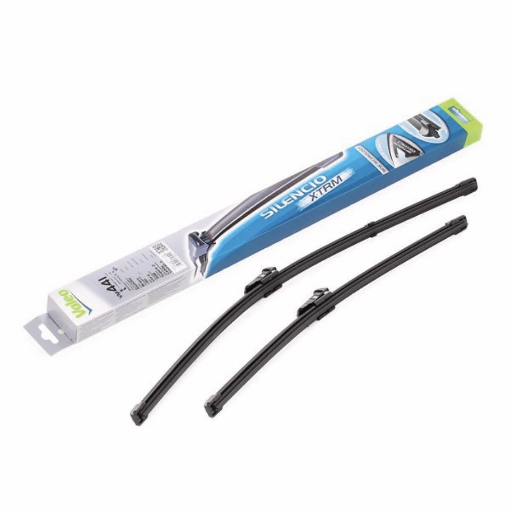 Vorne Scheibenwischer Valeo Silencio Flat für Kia Ceed 1 ED Schrägheck 11.2006-08.2009 mit Knopfadapter