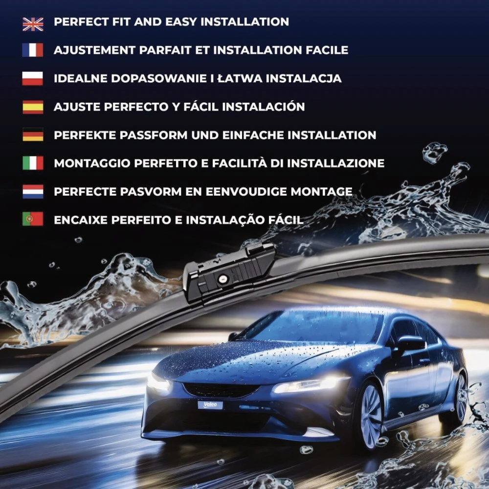 Vorne Scheibenwischer Valeo Silencio Flat für BMW 2er F44 Gran Coupe