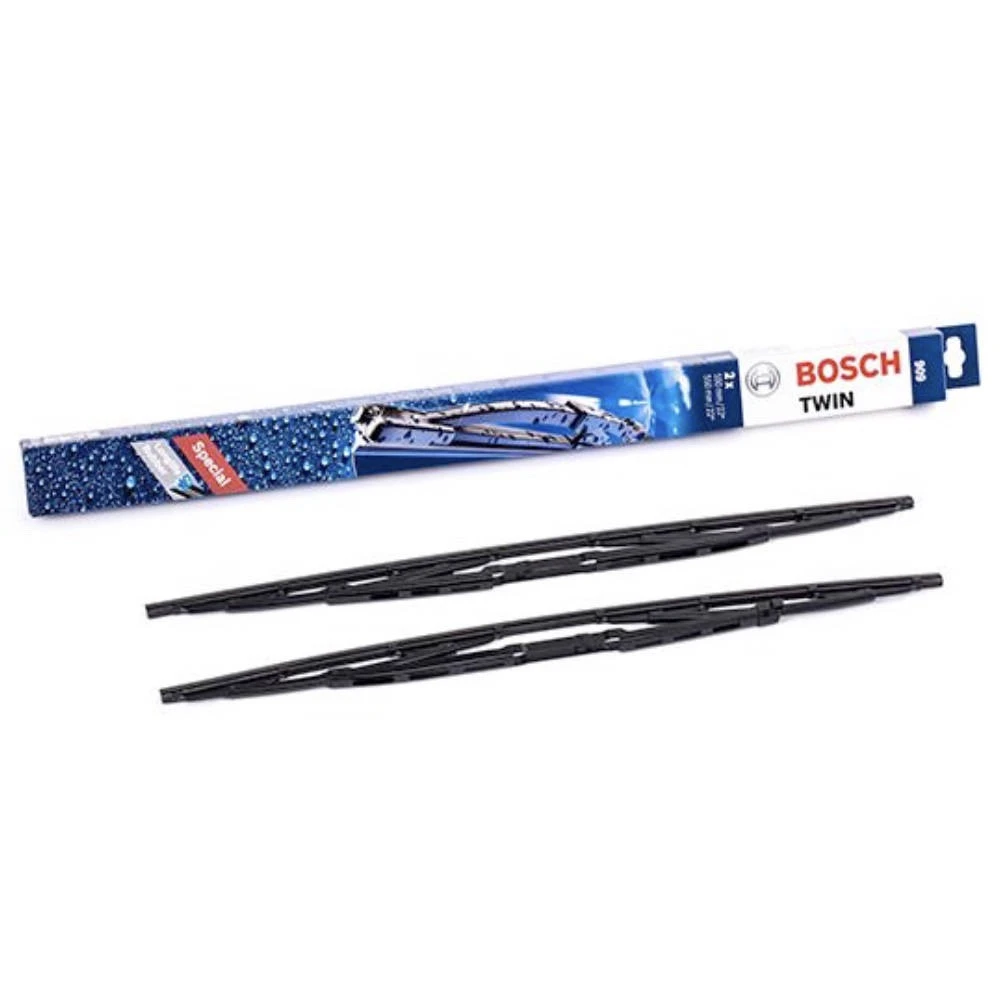 Vorne Scheibenwischer BOSCH Twin für Audi A4 B6 Limousine 03.2001-10.2003 Originaladapter