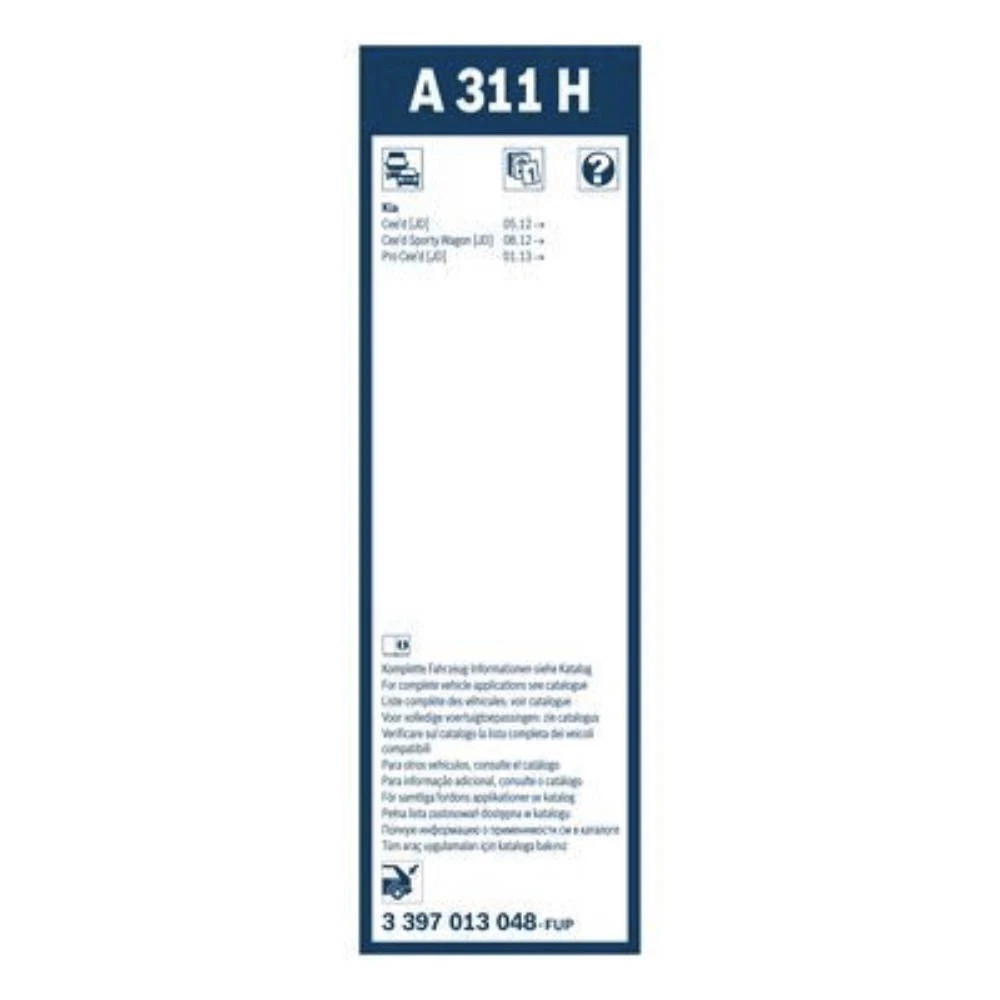 Hinten Scheibenwischer BOSCH Rear für Kia Ceed 2 JD Schrägheck