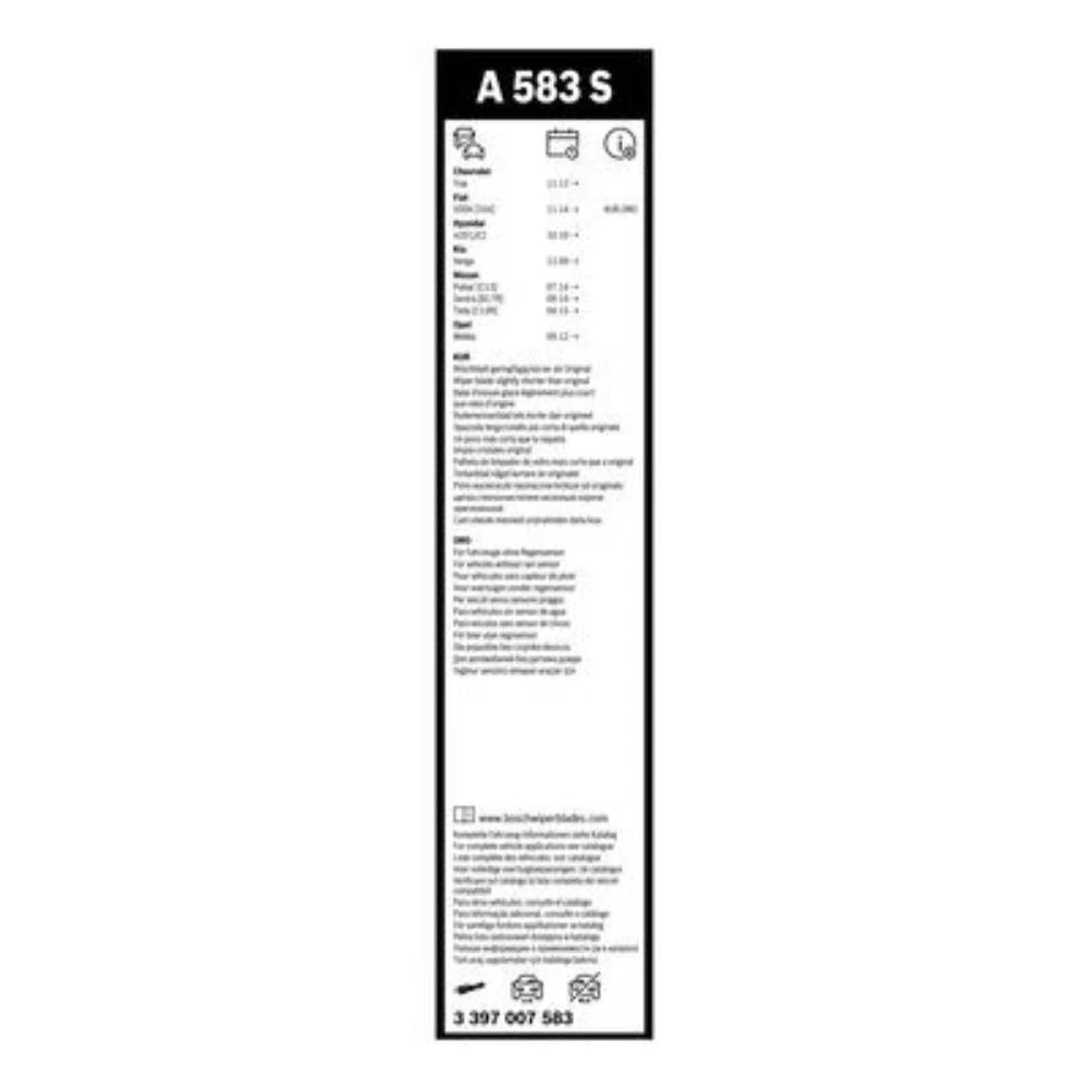 Vorne Scheibenwischer BOSCH AeroTwin für Kia Venga YN Schrägheck