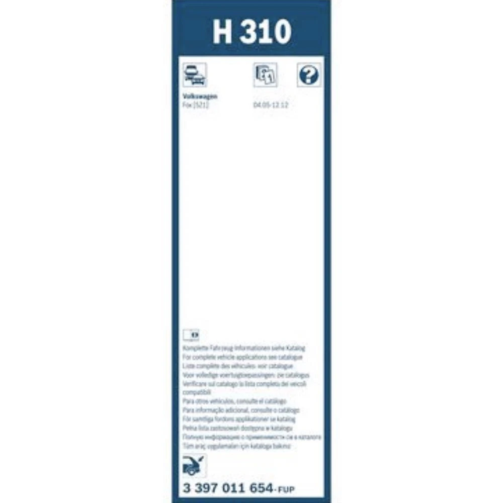 Hinten Scheibenwischer Valeo Silencio Rear für Skoda Kodiaq SUV 06.2021-