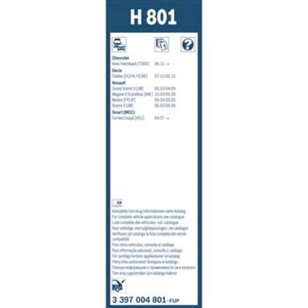 Hinten Scheibenwischer Valeo Silencio Rear für Citroen C3 Aircross 1 A88 SUV