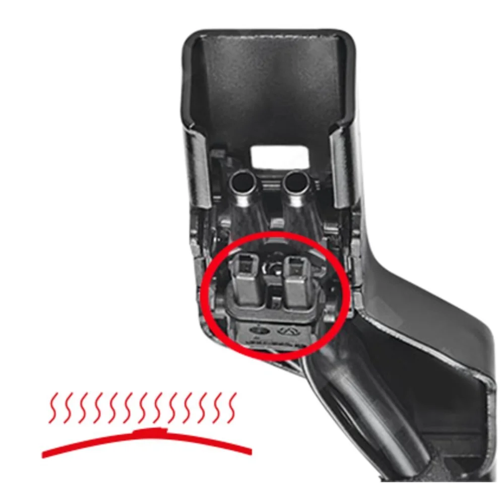 Vorne Scheibenwischer Valeo Aqua Blade für Mercedes E-Klasse T-Model S213 Kombi 02.2019-05.2023 Hinten-Wischer 280 mm | mit Dusen am Wischerblatt