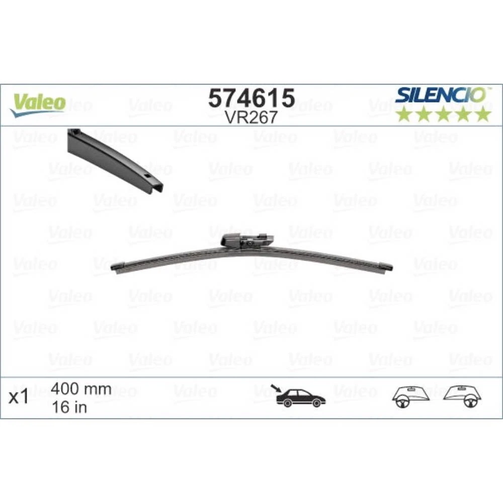 Hinten Scheibenwischer Valeo Silencio Rear für Skoda Superb 3 Kombi