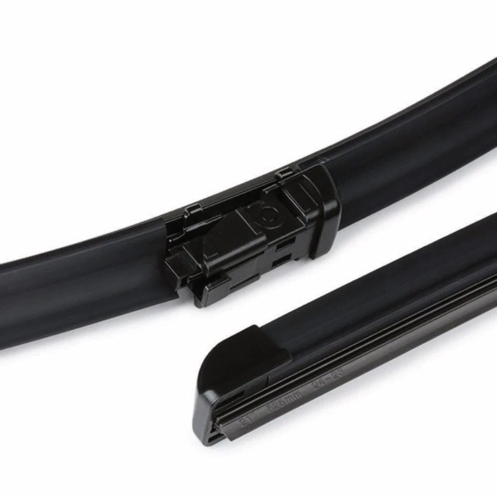 Vorne Scheibenwischer Oximo Silicone OEM für VW Polo 4 Schrägheck 05.2005-12.2009 Knopfadapter