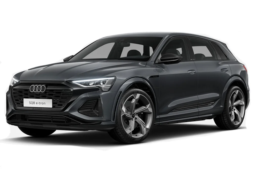 Audi Q8 e-tron SUV ohne Dusen am Wischerblatt Scheibenwischer