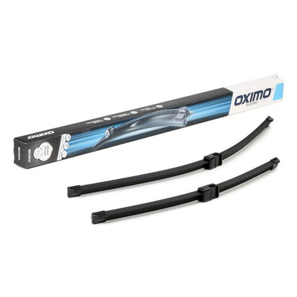 Vorne Scheibenwischer Oximo Silicone OEM für Citroen C5 1 DC | DE Fließheck 10.2004-03.2008 Seitenadapter | Metall-Hinten-Wischer