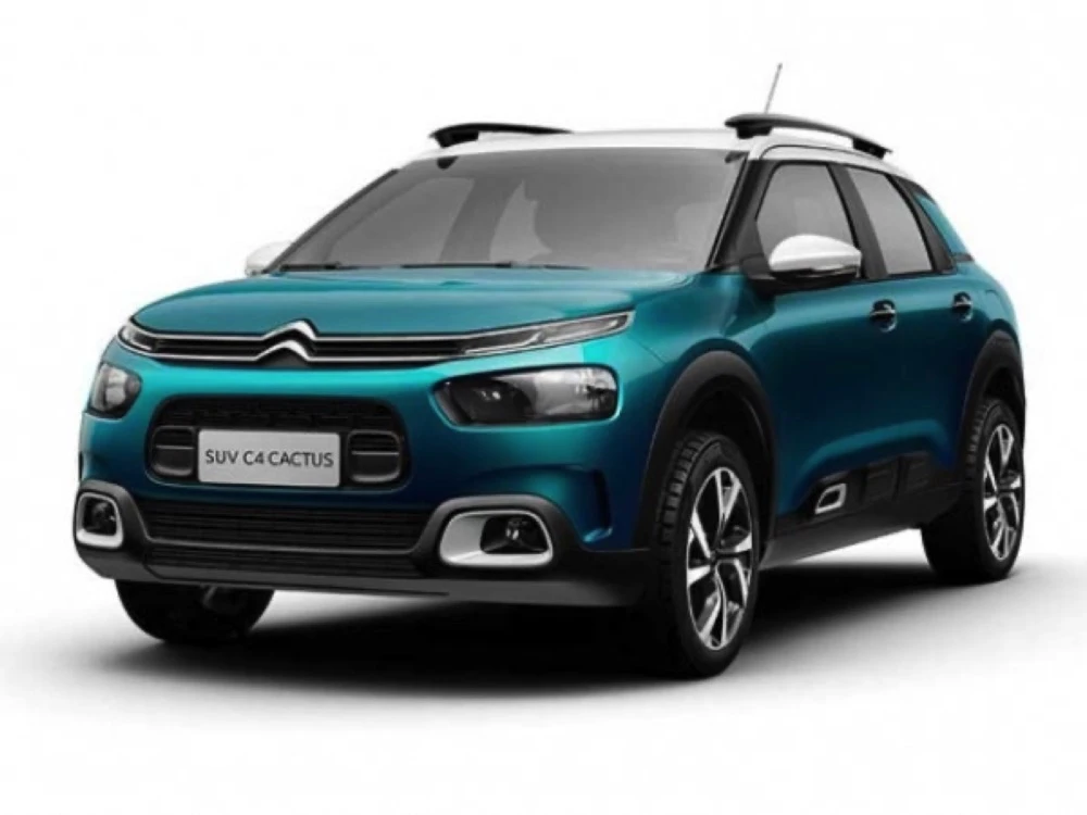 Citroen C4 Cactus Schrägheck mit Dusen am Wischerblatt Scheibenwischer