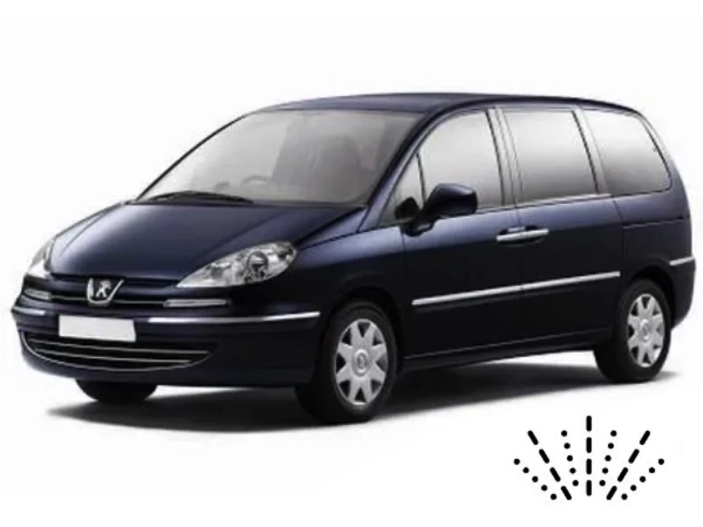 Peugeot 807 Minivan 08.2005-12.2013 mit Dusen am Wischerblatt Scheibenwischer